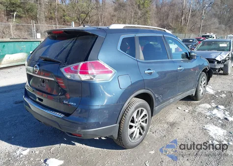 2015 Nissan Rogue Sl из США, поврежденный, VIN 5N1AT2MV8FC772956